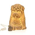 Lâmpada de Mesa Versa Cão Porcelana (17,1 X 19,6 X 15 cm)