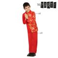 Fantasia para Crianças Chinês Vermelho 3-4 Anos