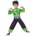 Fantasia para Crianças Verde Homem Musculoso 2 Peças L