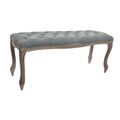 Banqueta Dkd Home Decor Cinzento (110 X 37 X 48 cm)