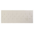 Cabeceira de Cama Dkd Home Decor Branco Poliéster Madeira da Borracha (160 X 7 X 65 cm)