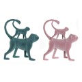 Figura Decorativa Dkd Home Decor Resina Macaco (2 Pcs) (22.5 X 8 X 27.5 cm)