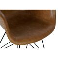 Cadeira Dkd Home Decor Preto Poliuretano Metal Camel (64 X 60 X 84 cm)