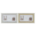 Moldura de Fotos Dkd Home Decor Luxury Prateado Dourado Tradicional (46,5 X 2 X 28,5 cm) (2 Unidades)