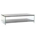 Mesa de Apoio Dkd Home Decor Cristal Mdf (130 X 65 X 35,5 cm)