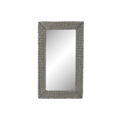 Espelho de Parede Dkd Home Decor Espelho Cinzento Vime Cottage (87 X 4 X 147 cm)
