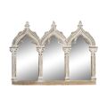 Espelho de Parede Dkd Home Decor Branco Madeira de Mangueira (76 X 3,8 X 55,8 cm)