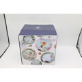 Conjunto de Pratos Dkd Home Decor 18 Unidades Porcelana Multicolor (27 X 27 X 3 cm)