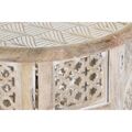 Mesa de Apoio Dkd Home Decor Castanho Branco Madeira de Mangueira (53 X 53 X 53 cm)