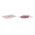 Toalha e Guardanapos Dkd Home Decor Cor de Rosa Branco (150 X 150 X 0,5 cm) (2 Unidades)