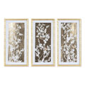 Pintura Home Esprit Oriental 30 X 3,5 X 60 cm (3 Unidades)