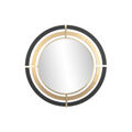 Espelho de Parede Home Esprit Preto Dourado Ferro 110 X 3,5 X 110 cm