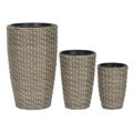 Conjunto de Vasos Home Esprit Polipropileno Rotim 37 X 37 X 60 cm