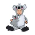 Fantasia para Bebés My Other Me Cinzento Branco Koala (4 Peças) 7-12 Meses