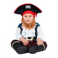 Fantasia para Bebés My Other Me Pirata Caribenho Branco Vermelho 2-3 Anos