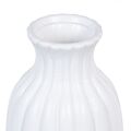 Vaso 16,5 X 16,5 X 32 cm Cerâmica Branco