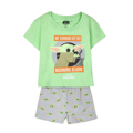 Pijama de Verão The Mandalorian Infantil Verde Claro 10 Anos