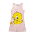 Vestido Looney Tunes Cor de Rosa 4 Anos