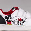 Sapatilhas de Desporto Infantis Mickey Mouse Velcro Branco 27