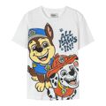 Camisola de Manga Curta Infantil The Paw Patrol Branco 5 Anos