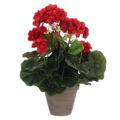 Planta Decorativa Mica Decorations Pvc Gerânio (11,5 X 33 cm)