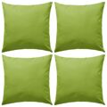 Almofadas para Exterior 4 pcs 45x45 cm Verde Maça