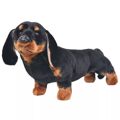 Peluche Brinquedo de Montar Cão Salsicha  Preto XXL