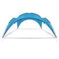 Tenda para Festas Arqueada 450x450x265 cm Azul Claro