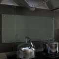 Painel Anti-salpicos de Cozinha Branco 90x40 cm Vidro Temperado