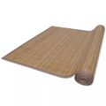 Tapete Quadrado de Bambu Castanho 80 X 200 cm