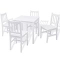 Mesa Jantar de 5 Un. em Pinho Branco