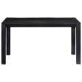 Mesa de Jantar 118x60x76 cm Madeira Maciça Preto