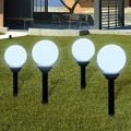 Candeeiros de Exterior 8 pcs LED 15 cm com Estacas de Enterrar