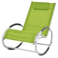 Cadeira de Baloiço para Jardim Textilene Verde