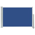 Toldo Lateral Retrátil para Pátio 60x300 cm Azul