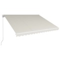 Toldo Retrátil Manual 400x300 cm Cor Creme