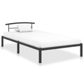 Estrutura de Cama 100x200 cm Metal Preto