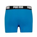 Calções de Banho Boxer para Meninos Puma Swim Logo Azul 5-6 Anos