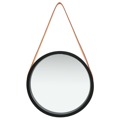 Espelho de Parede com Alça 40 cm Preto