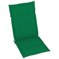 Almofadões para Cadeiras de Jardim 6 pcs 120x50x4 cm Verde