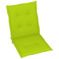 Almofadões P/ Cadeiras de Jardim 4 pcs 100x50x4 cm Verde-claro