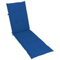 Almofadão para Cadeira de Terraço (75+105)x50x4 cm Azul Real