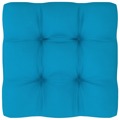 Almofadão para Sofá de Paletes 70x70x12 cm Azul