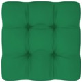 Almofadão para Sofá de Paletes 80x80x12 cm Verde