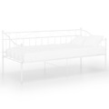 Sofá-cama 90x200 cm Metal Branco
