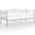 Sofá-cama 90x200 cm Metal Cinzento