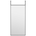 Espelho para Porta 30x60 cm Vidro e Alumínio Preto