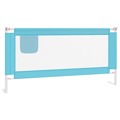 Barra de Segurança P/ Cama Infantil Tecido 180x25 cm Azul