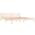 810450 Bed Frame Solid Wood Pine 200x200 cm