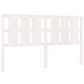 Cabeceira de Cama 165,5x4x100 cm Madeira de Pinho Maciça Branco